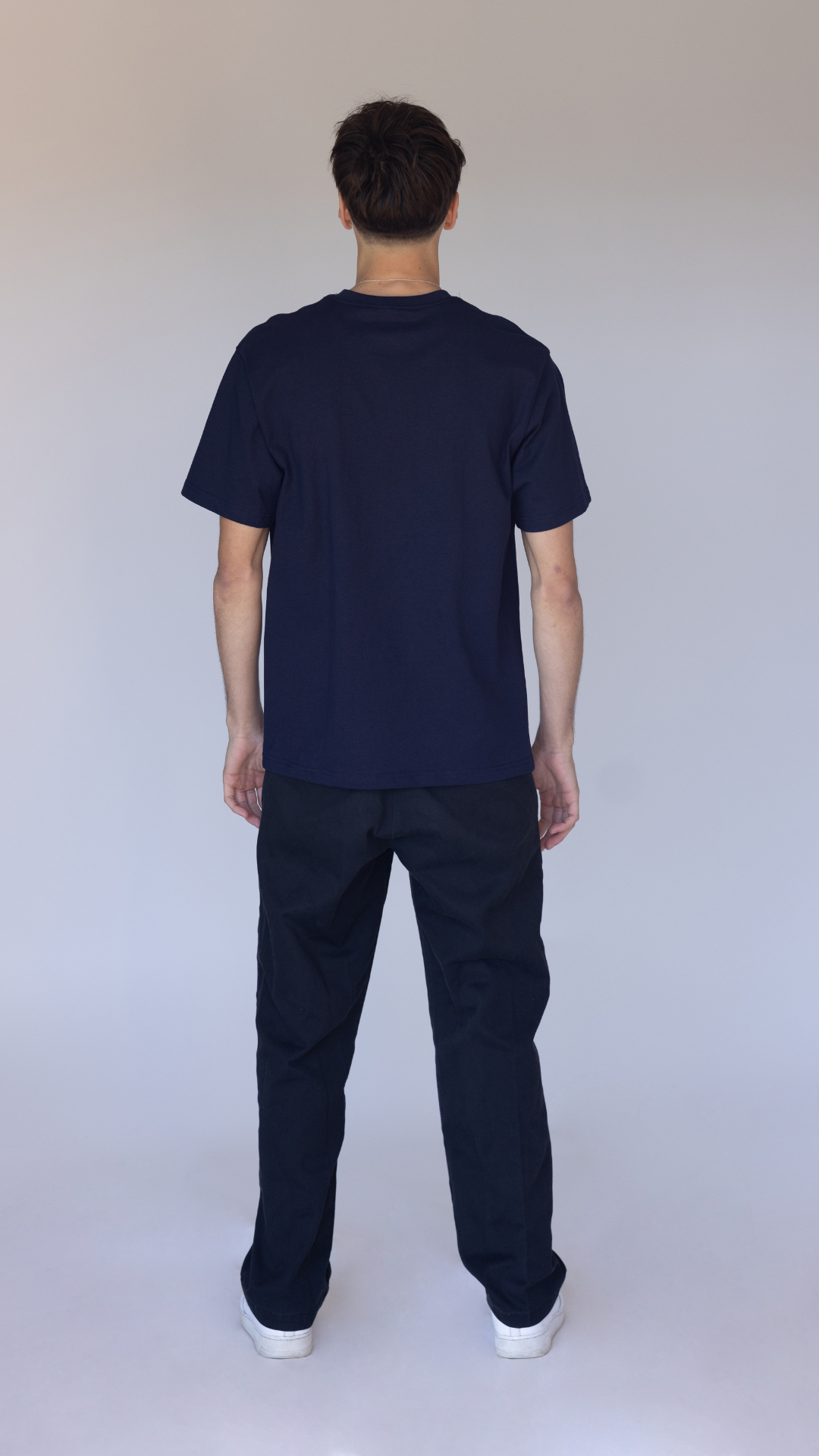 Classic Crew Tee - Navy Blue