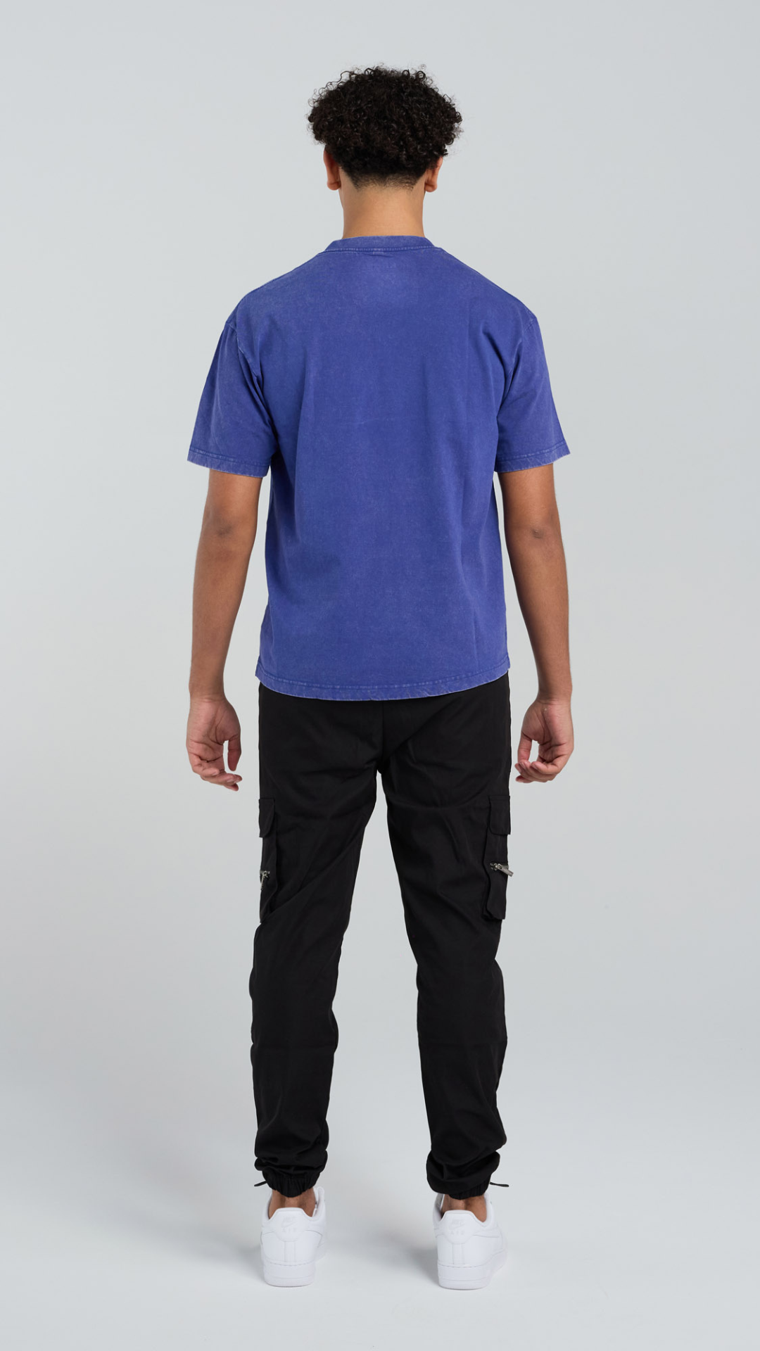 Acid Wash Tee - Blue