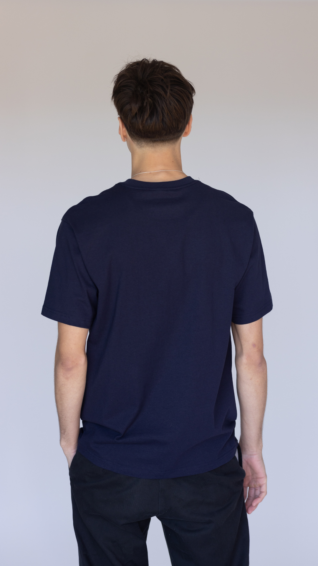 Classic Crew Tee - Navy Blue