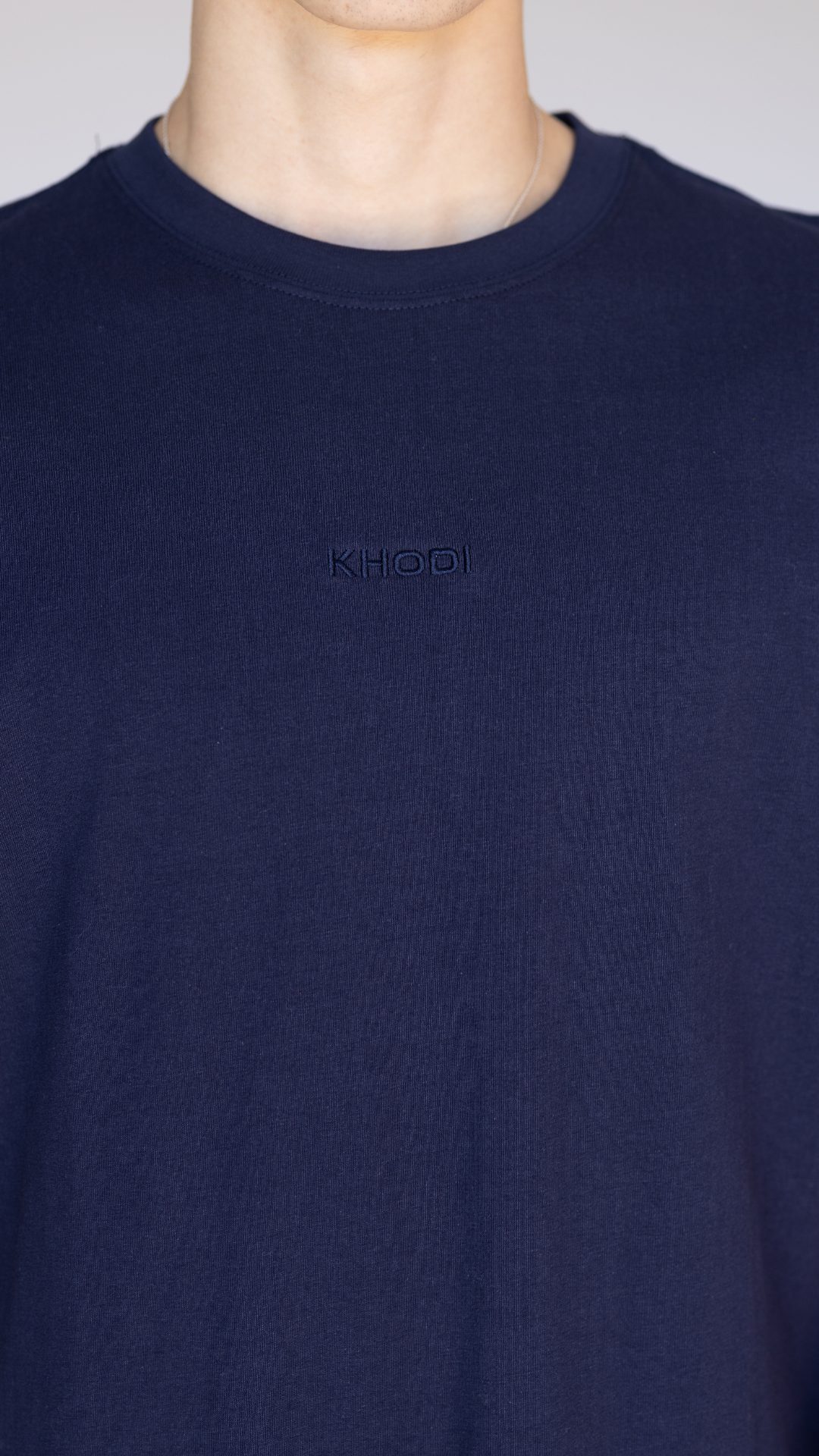 Classic Crew Tee - Navy Blue